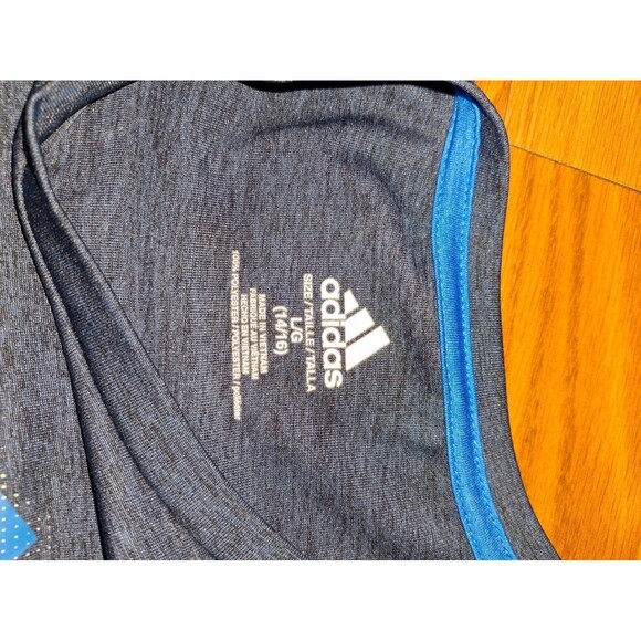 Adidas youth boys size 14/16 large short sleeve top - Picture 3 of 4